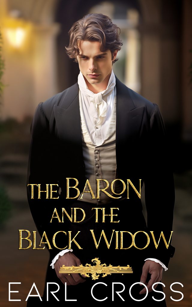 Book cover for The Baron And The Black Widow by Earl Cross